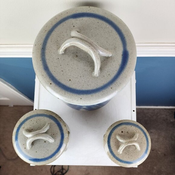 Natalie Gilliham Set of Three Cannister Pottery Set - Picture 2 of 15